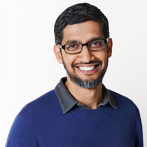 Headshot of Sundar Pichai