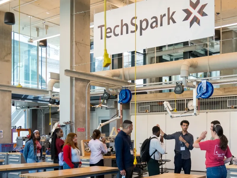 Group of people at TechSpark