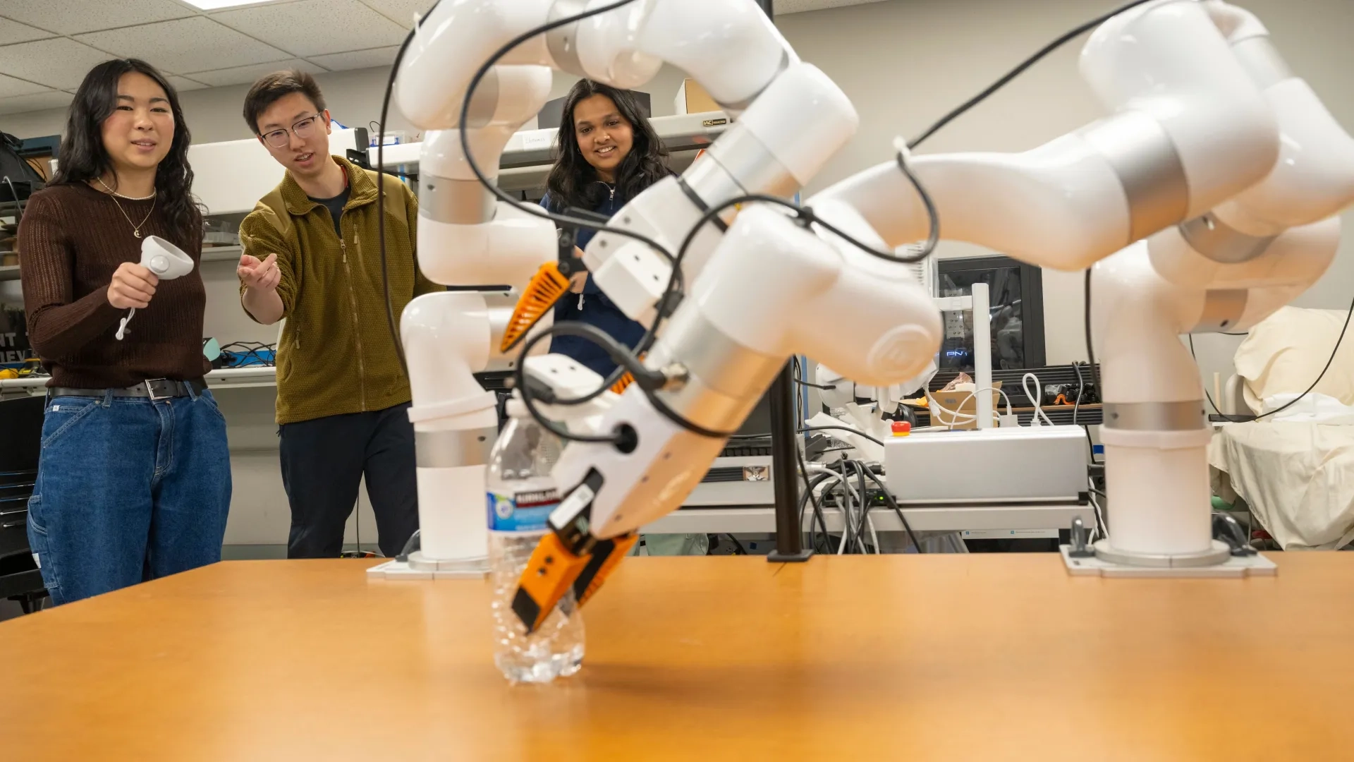 Students at the Robotocs Institute at Carnegie Mellon University